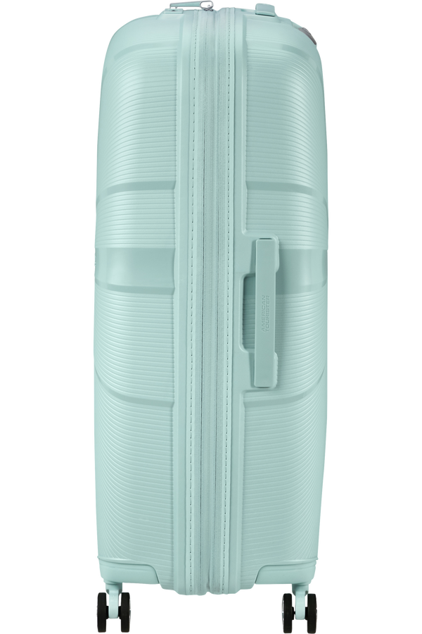 American Tourister StarVibe Spinner Expandable TSA 77cm  Metallic Surf Blue