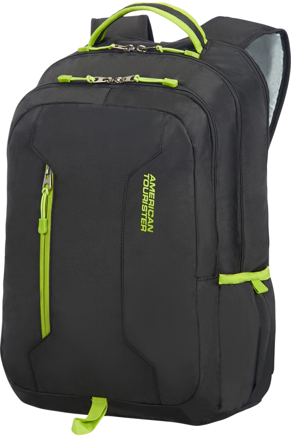 American Tourister Urban Groove Laptop Backpack 2 39.6cm/15.6inch Black/Lime Green