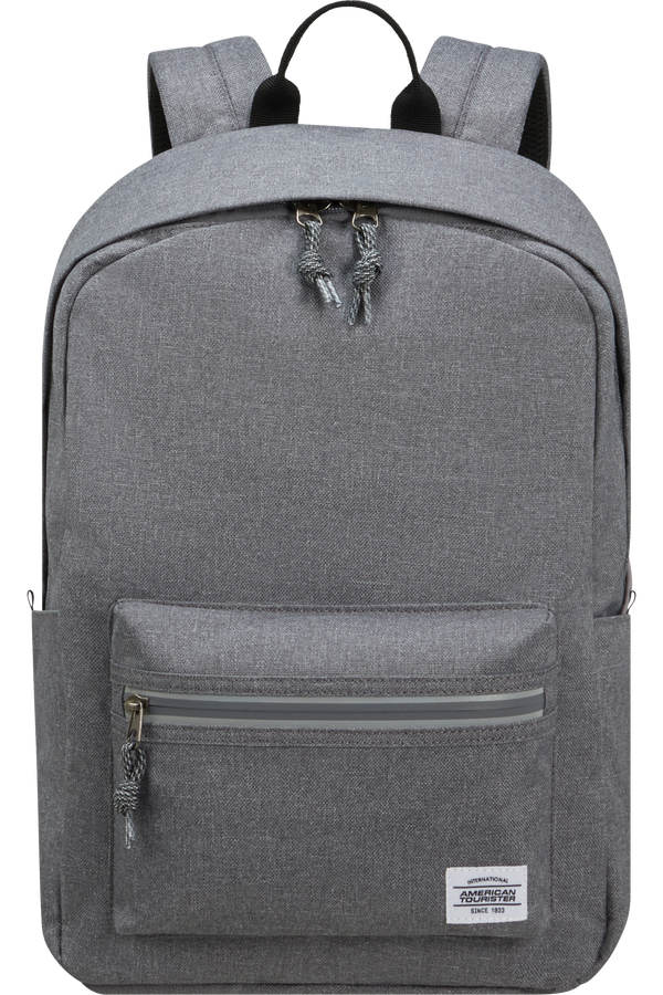 American Tourister Brightup Backpack Zip  Grey Melange