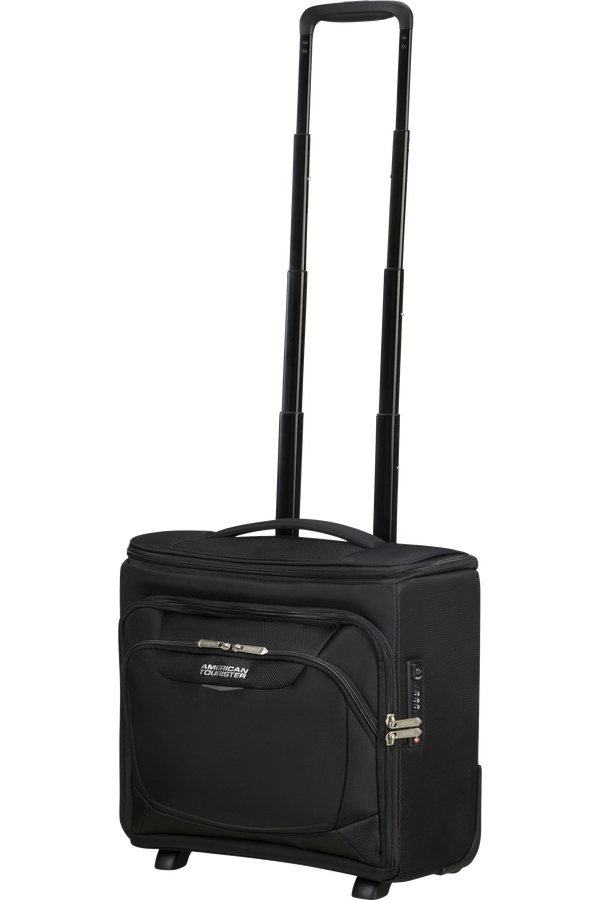 American Tourister SummerRide Upright Underseater Expandable Tsa Black