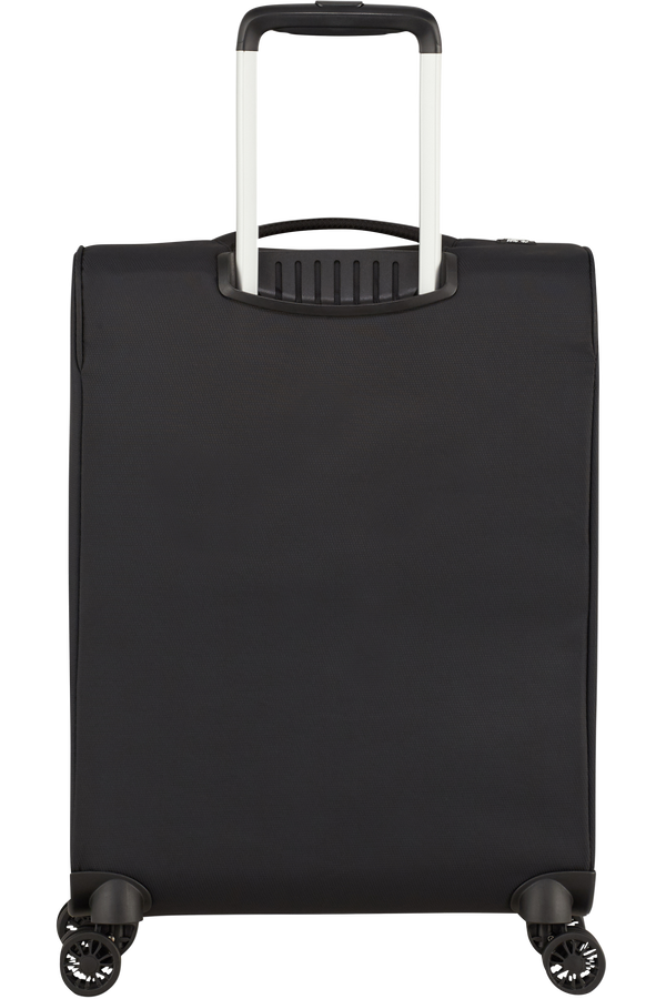 American Tourister Lite Ray Spinner TSA Expandable 55cm  Jet Black