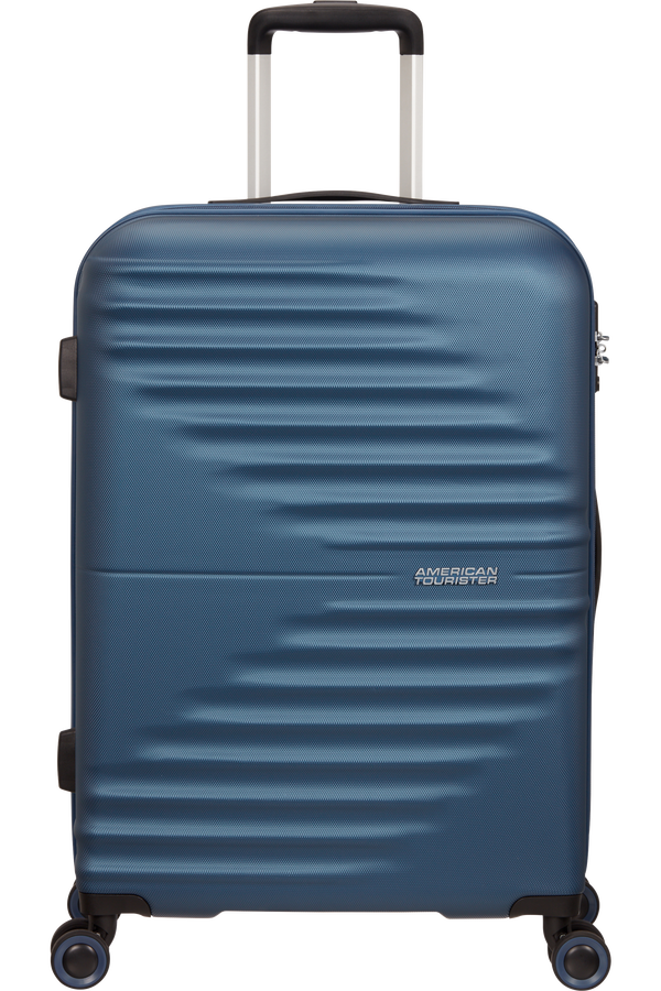 American Tourister Wavetwister Spinner TSA 66cm  Dark Navy
