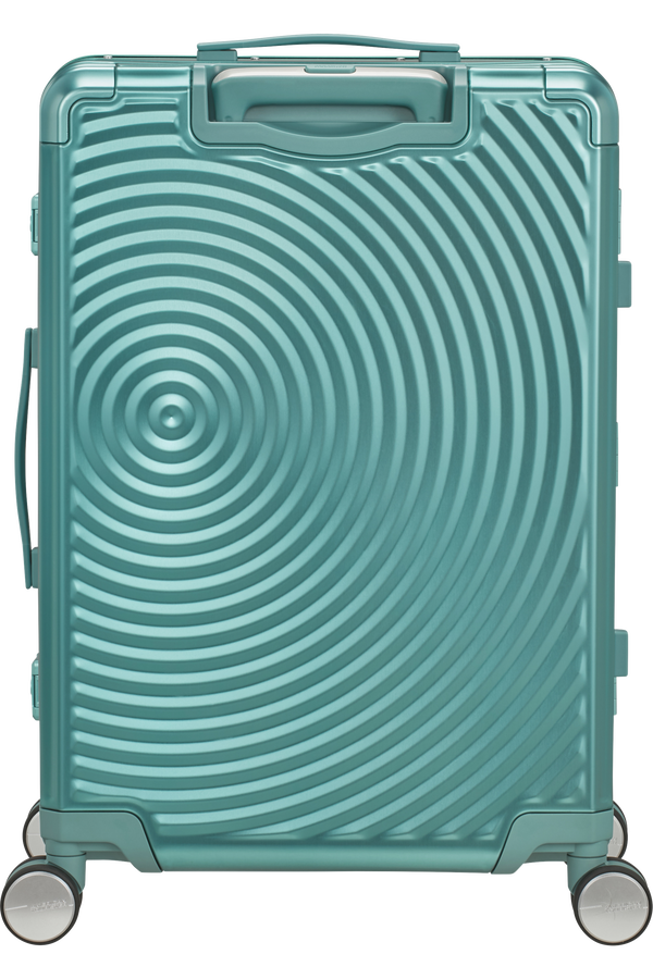 American Tourister Soundbox Alu Spinner TSA 68cm  Dusty Turquoise