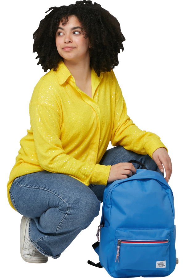 American Tourister UpBeat Backpack Zip  Tranquil Blue