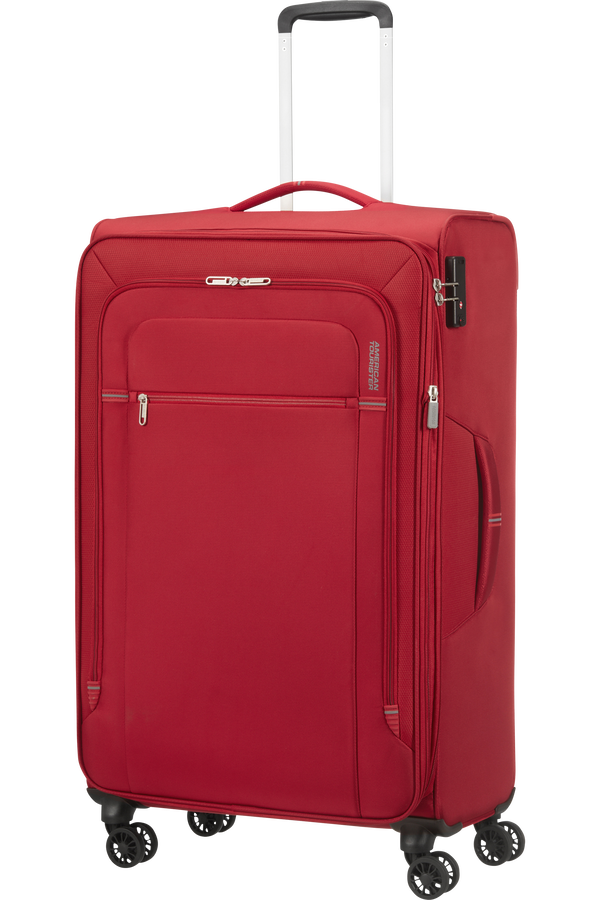 American Tourister Crosstrack Spinner Expandable 79cm  Red/Grey