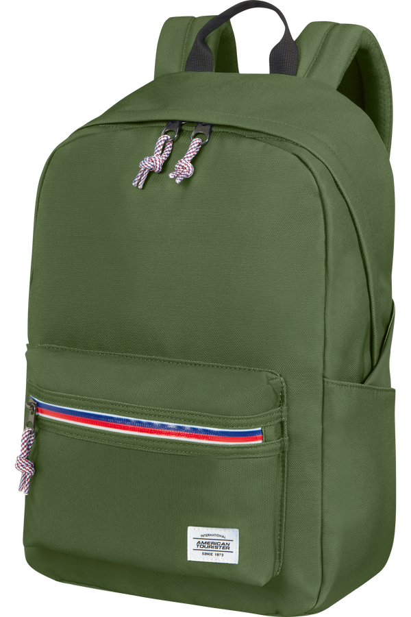 American Tourister Upbeat Backpack Zip  Olive Green