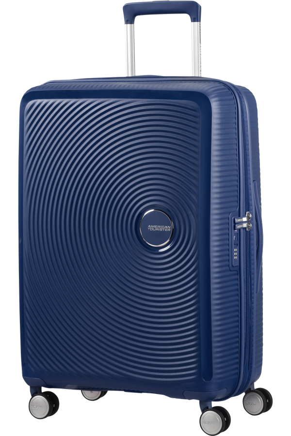 American Tourister Soundbox Spinner erweiterbar 67cm Midnight Navy