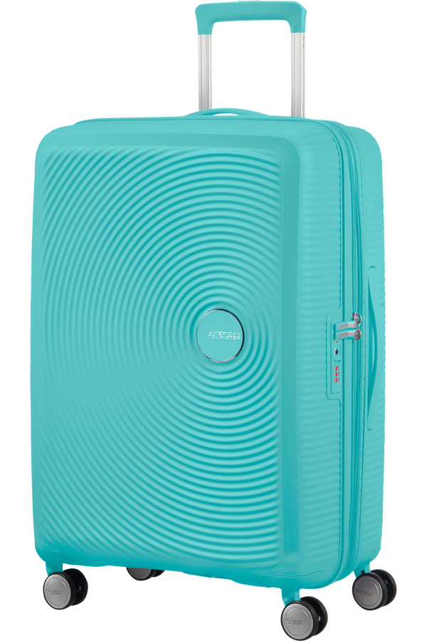 American Tourister Soundbox Spinner TSA Expandable 67cm  Poolside Blue