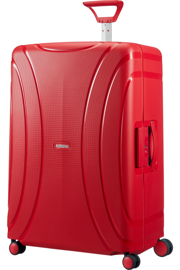 American Tourister Lock'n'Roll 4-wheel 75cm large Spinner suitcase Formula Red