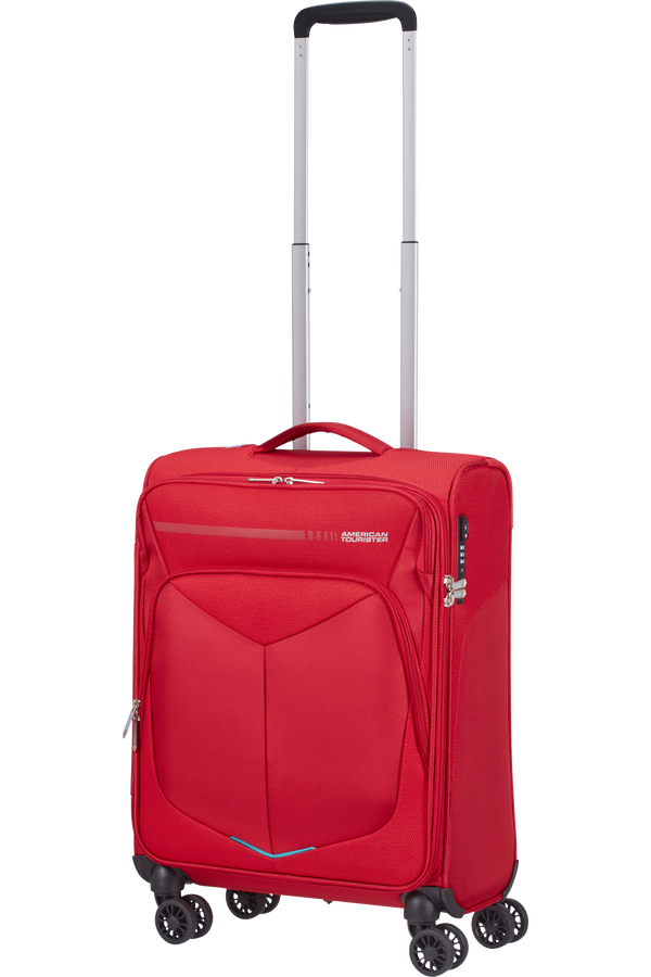 American Tourister Summerfunk Spinner Strict TSA 55cm  Rot