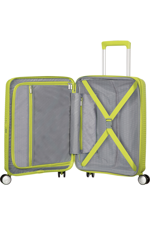 American Tourister Soundbox Spinner erweiterbar 55cm Tropical Lime