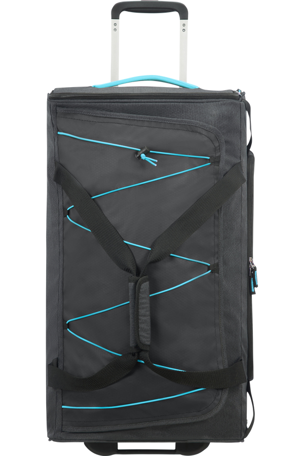 American Tourister Road Quest Duffle with Wheels M  Graphite/Turquoise