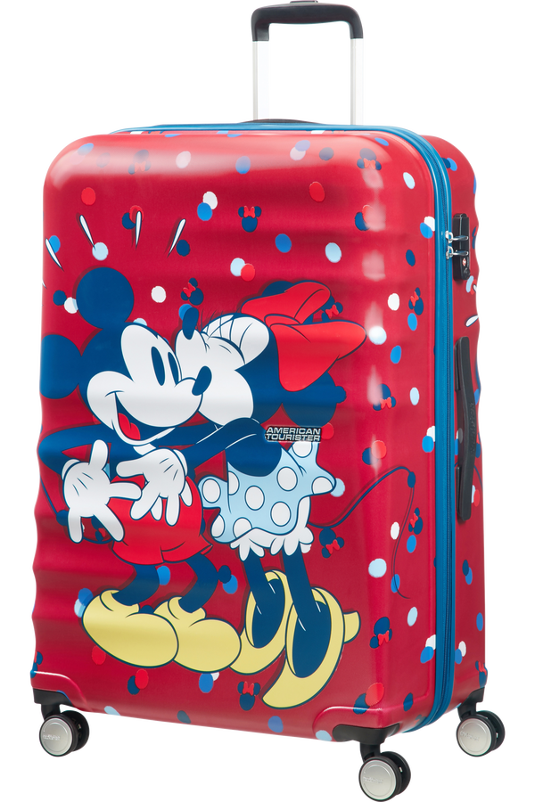 American Tourister Wavebreaker Disney 4-wheel 77cm large Spinner suitcase Minnie Loves Mickey