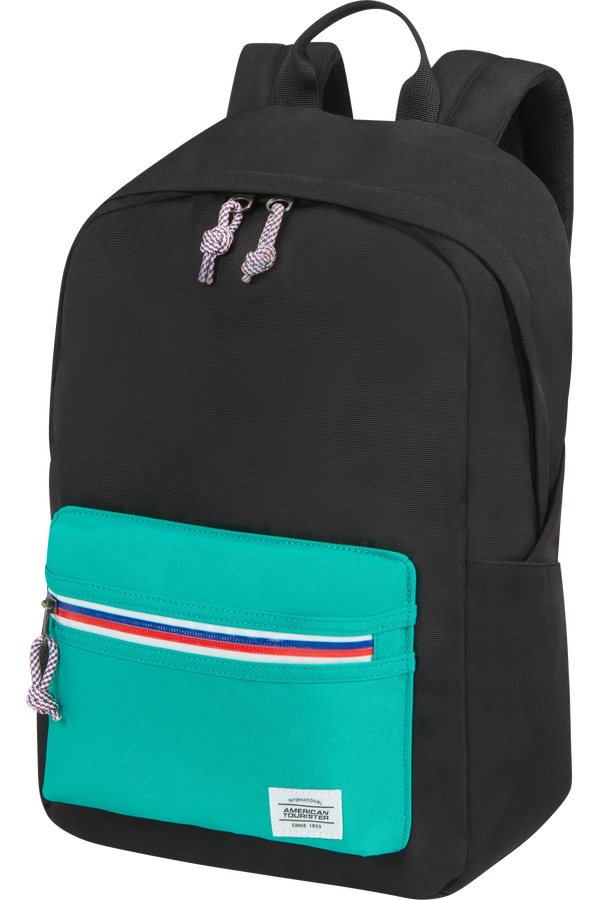 American Tourister Upbeat Backpack ZIP  Black/Turquoise