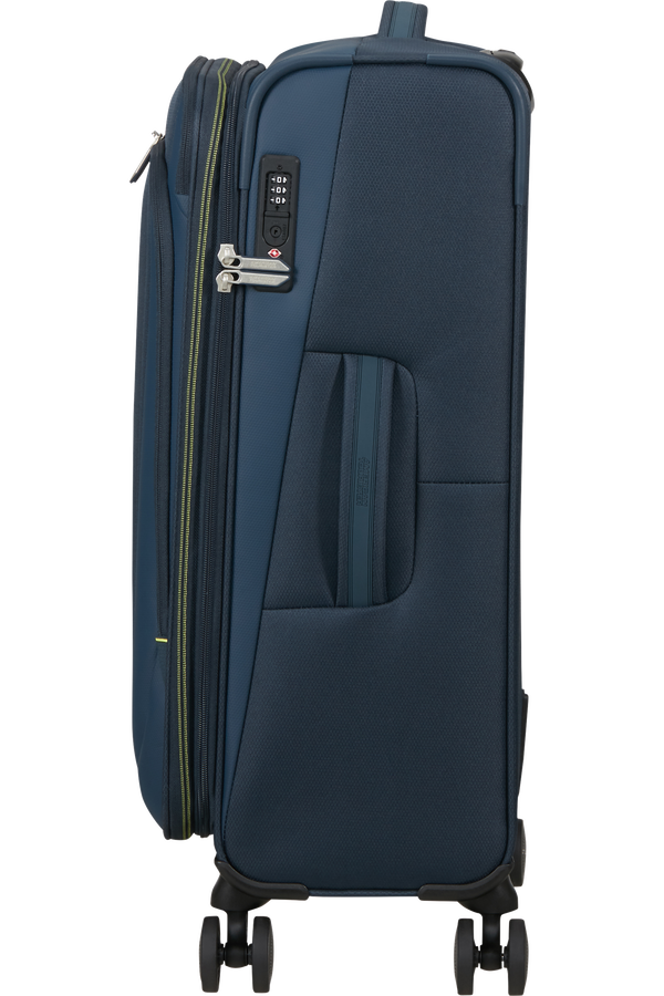 American Tourister Wanderlite Spinner EXP TSA M  Dark Navy
