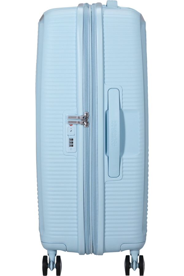 American Tourister SoundBox Spinner TSA Expandable 67cm  Pastel Blue