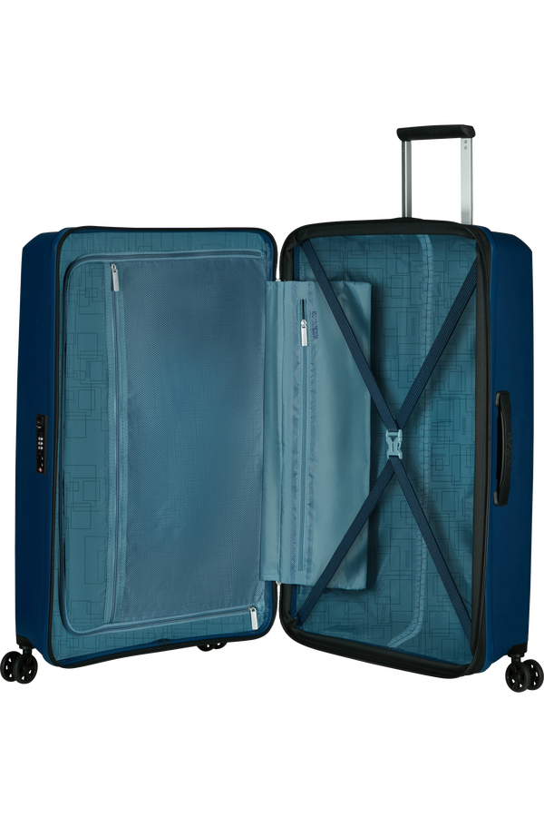 American Tourister Aerostep Spinner 77/28 Exp Tsa 77cm  Navy Blue