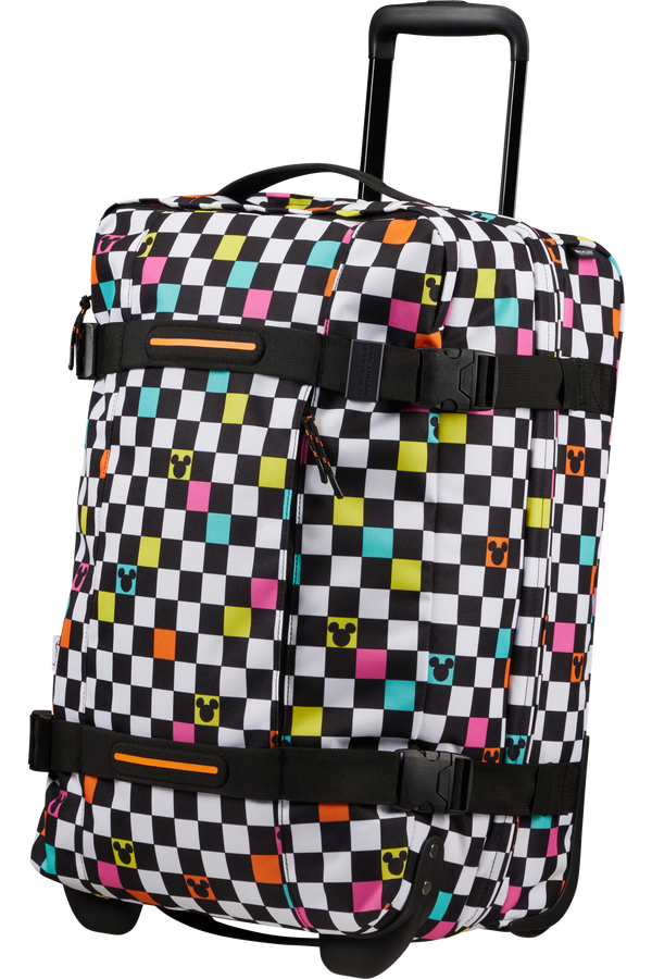 American Tourister Urban Track Disney Duffle with Wheels Disney S  Mickey Check