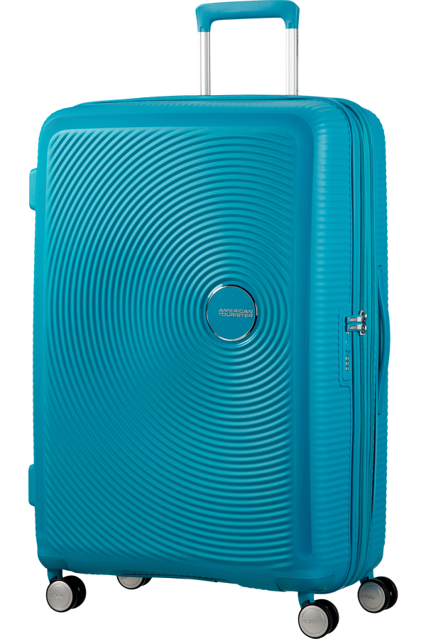 American Tourister Soundbox Spinner erweiterbar 77cm Summer Blue