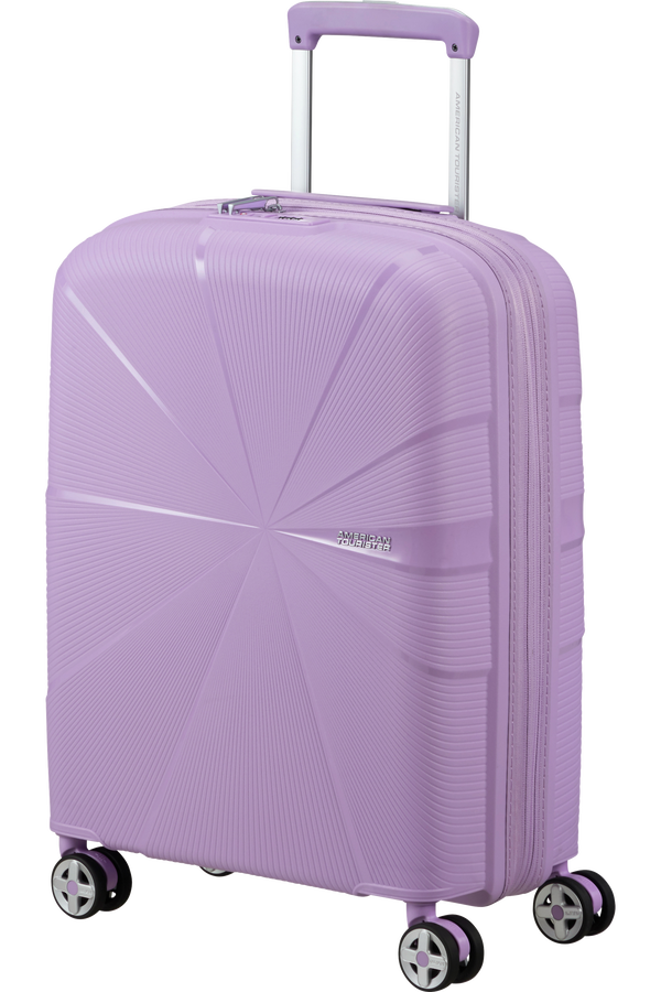 American Tourister Starvibe Spinner Expandable TSA 55cm Digital Lavender