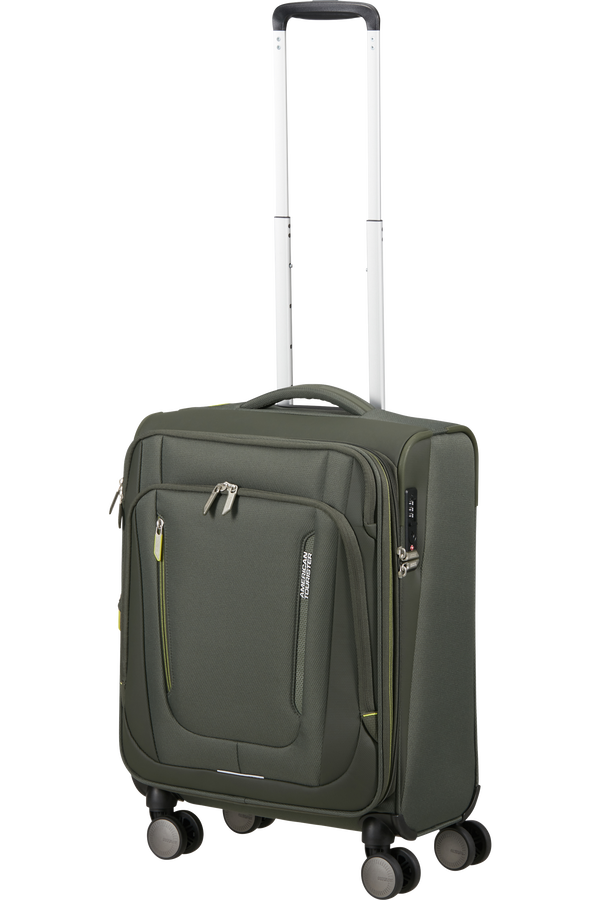 American Tourister Wanderlite Spinner EXP TSA S  Dark Khaki