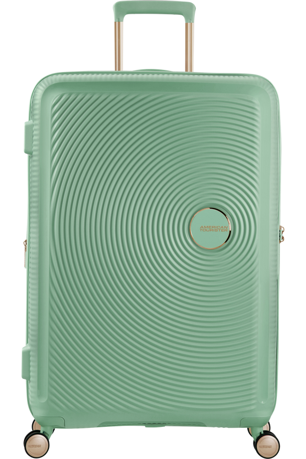 American Tourister Soundbox Spinner TSA Expandable 77cm  Almond Green/Gold