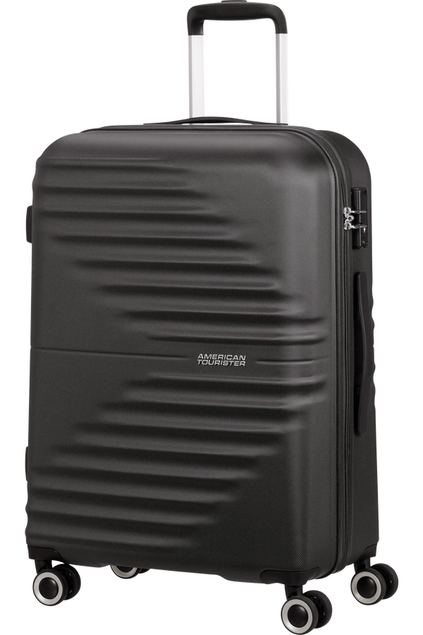 American Tourister Wavetwister Spinner TSA 66cm  Universe Black