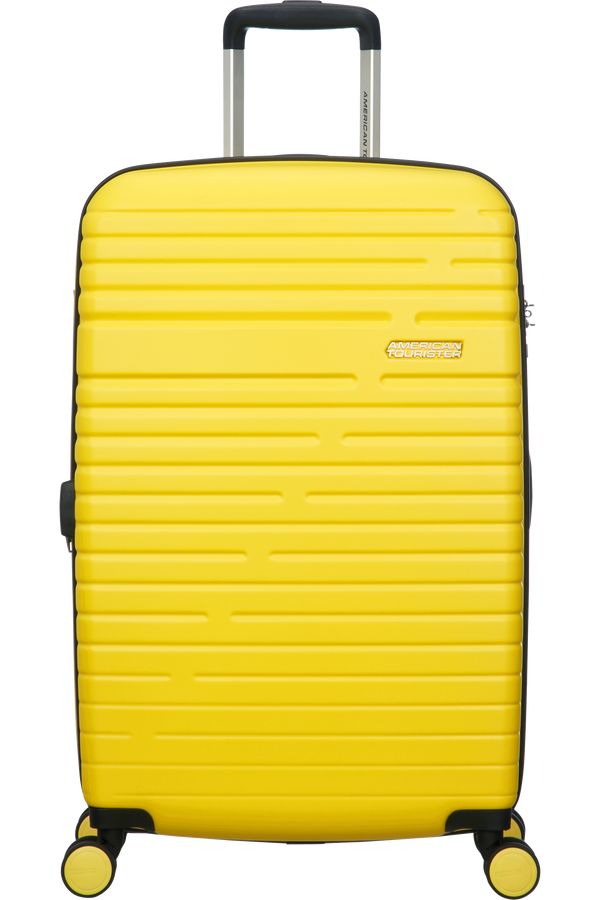 American Tourister Aero Racer Spinner M Expandable 68cm  Lemon Yellow