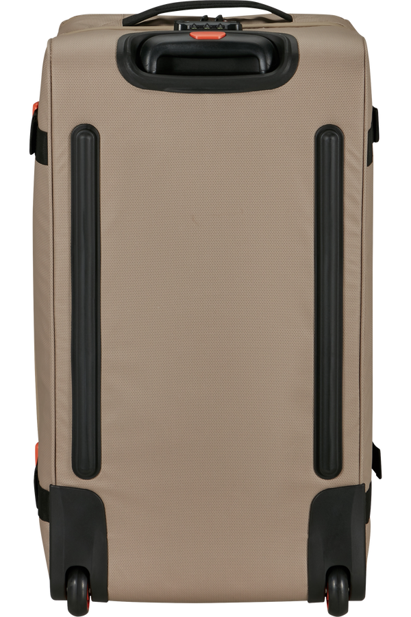 American Tourister Urban Track Duffle with Wheels Coated M  Beige/Orange