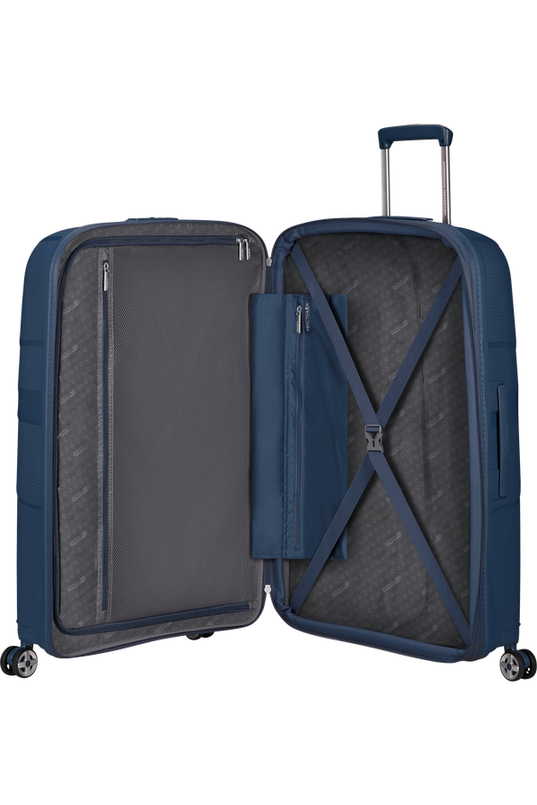 American Tourister Starvibe Spinner Expandable 77cm Navy