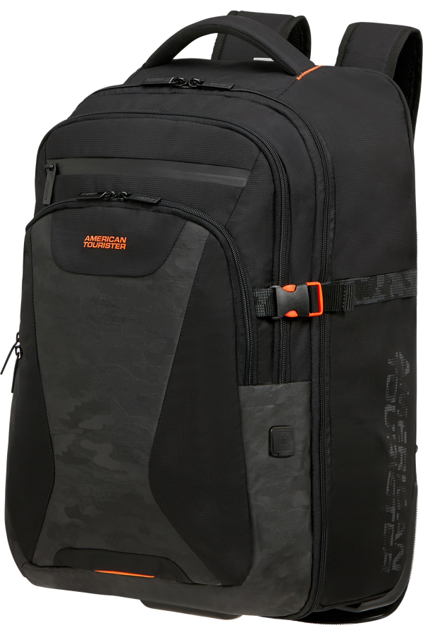 American Tourister At Work Laptop Backpack with Wheels Camo 15.6'  Schwarz