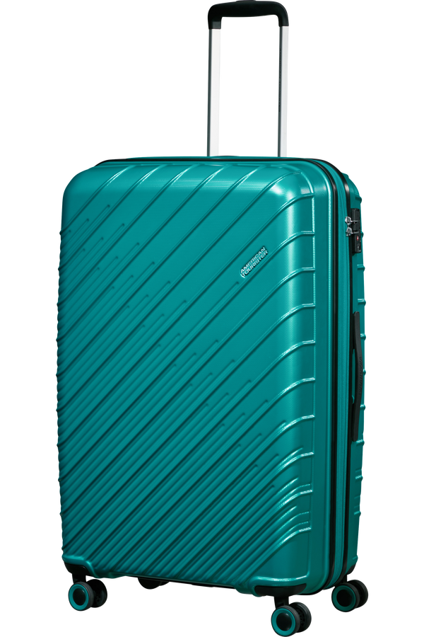 American Tourister Speedstar Spinner 77/28 Exp Tsa  Deep Turquoise