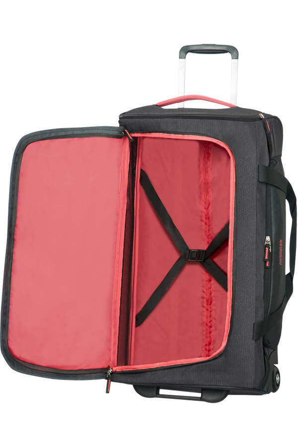 American Tourister Road Quest Duffle with Wheels M  Graphite/Pink
