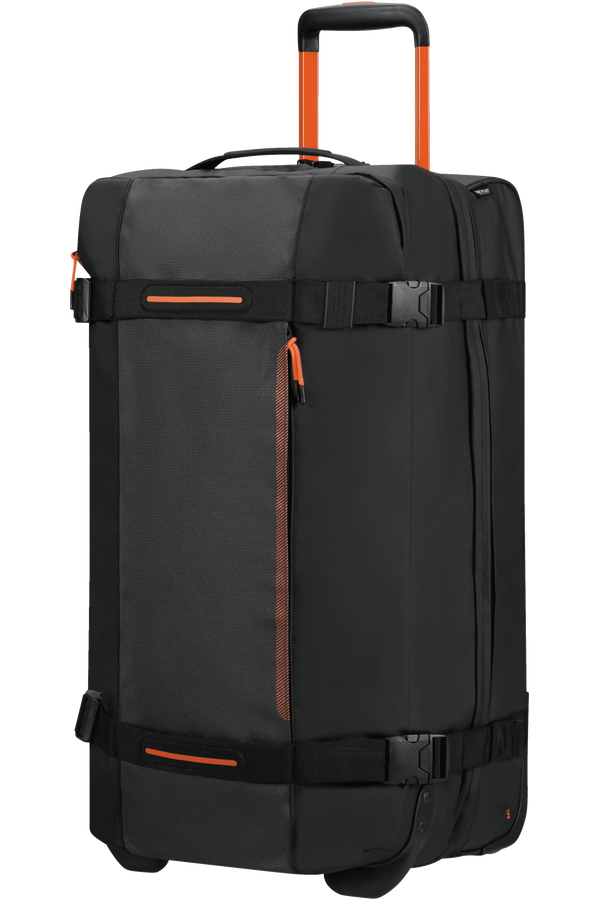 American Tourister Urban Track Duffle with Wheels Lmtd M  Black/Orange