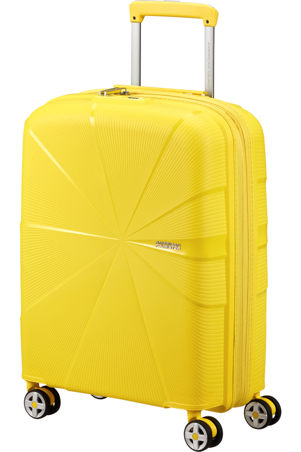 American Tourister Starvibe Spinner Expandable TSA 55cm Electric Lemon