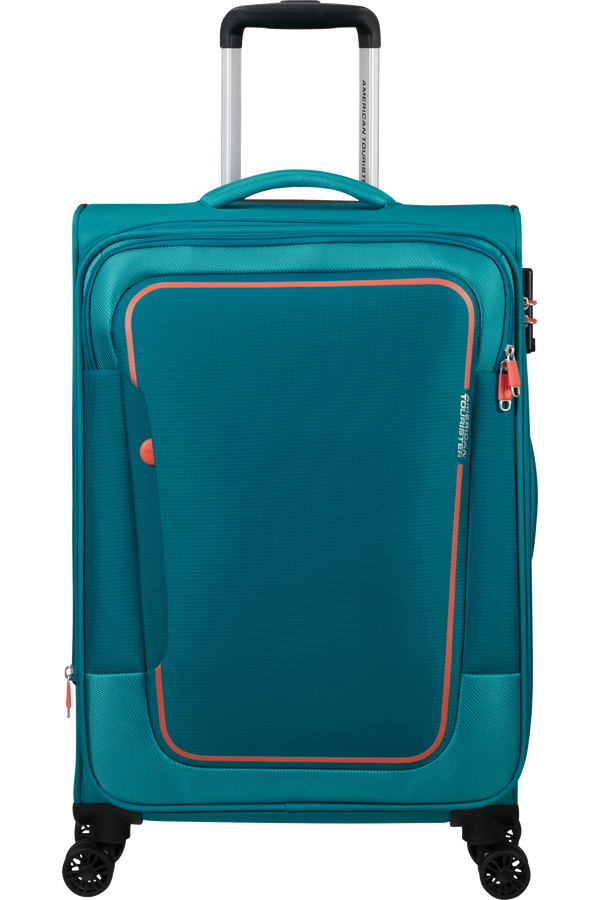 American Tourister Pulsonic Spinner Expandable 68cm  Stone Teal