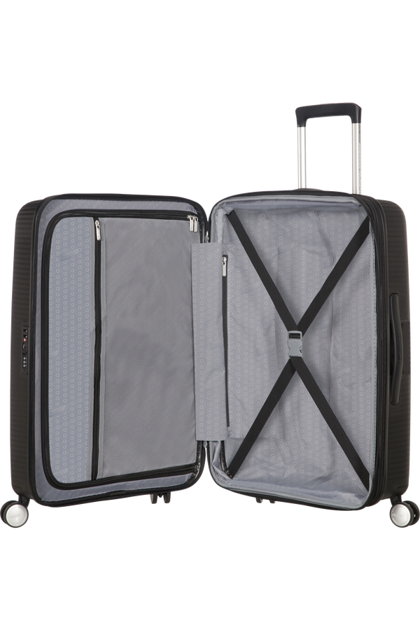 American Tourister Soundbox Spinner erweiterbar 77cm Bass Black