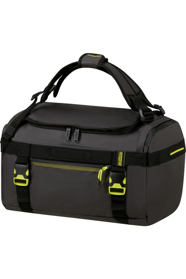 American Tourister Urban Track Duffle/Backpack Coated M  Black/Lime