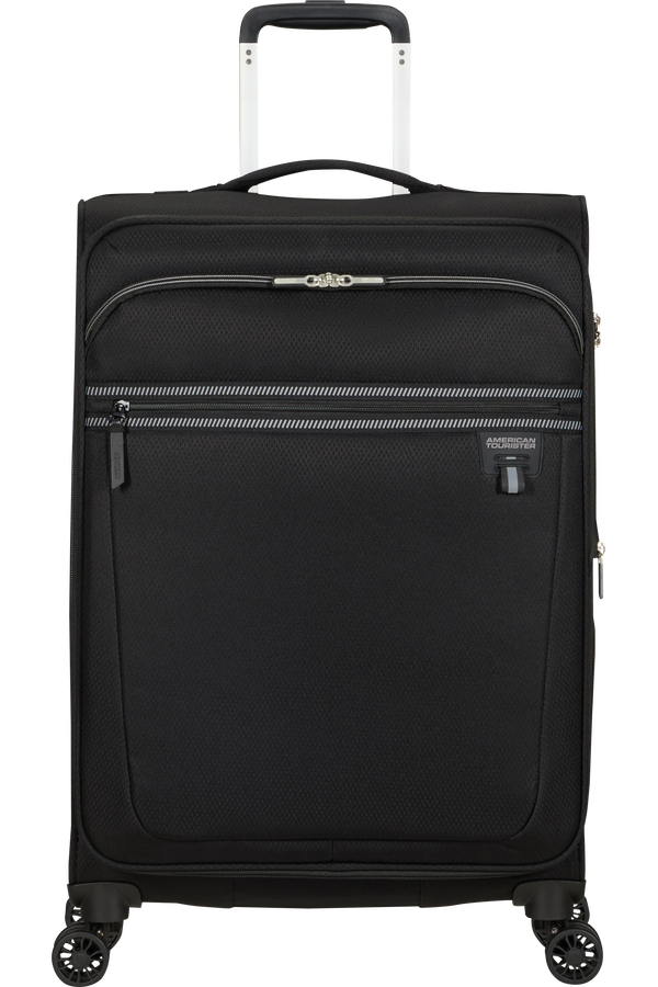 American Tourister Aerospin Spinner Expandable M  Schwarz