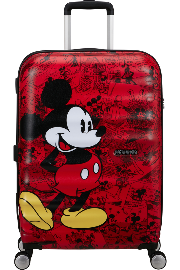 American Tourister Disney Wavebreaker Spinner TSA Disney Fl 67cm  Mickey Comics Red