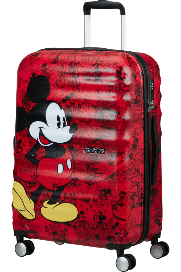 American Tourister Disney Wavebreaker Spinner TSA Disney Fl 67cm  Mickey Comics Red