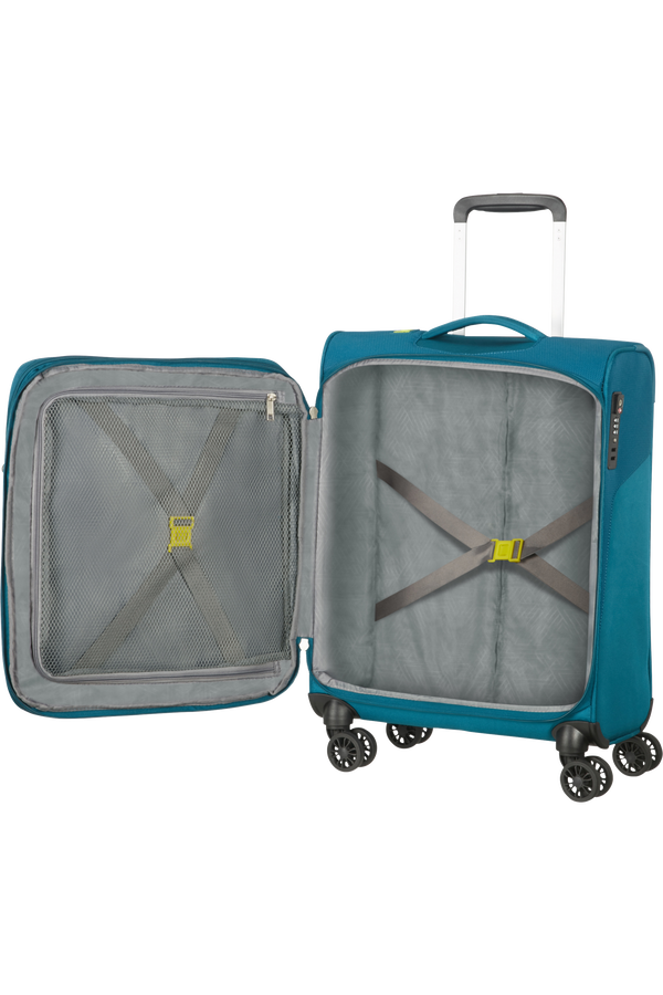 American Tourister Summerfunk Spinner Exp TSA 55cm  Teal