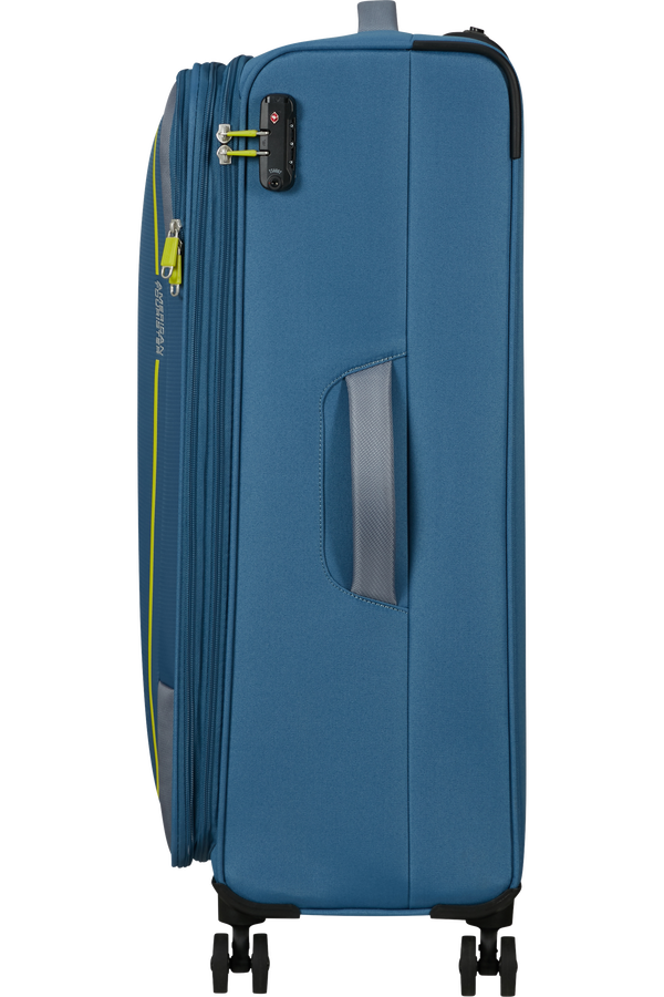 American Tourister Pulsonic Spinner Expandable 81 cm  Coronet Blue