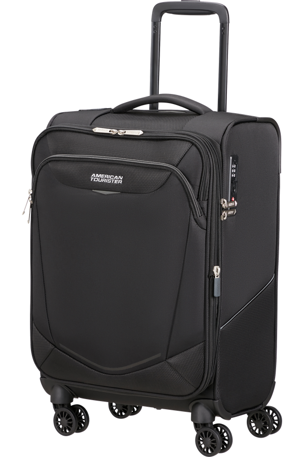 American Tourister SummerRide Spinner Expandable TSA 55cm L35  Black