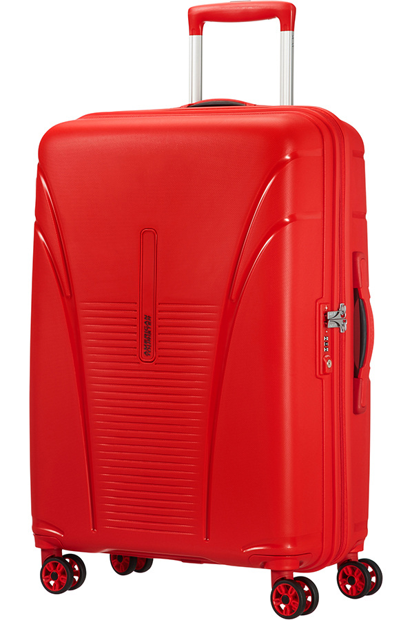 medium Spinner suitcase Formula Red 