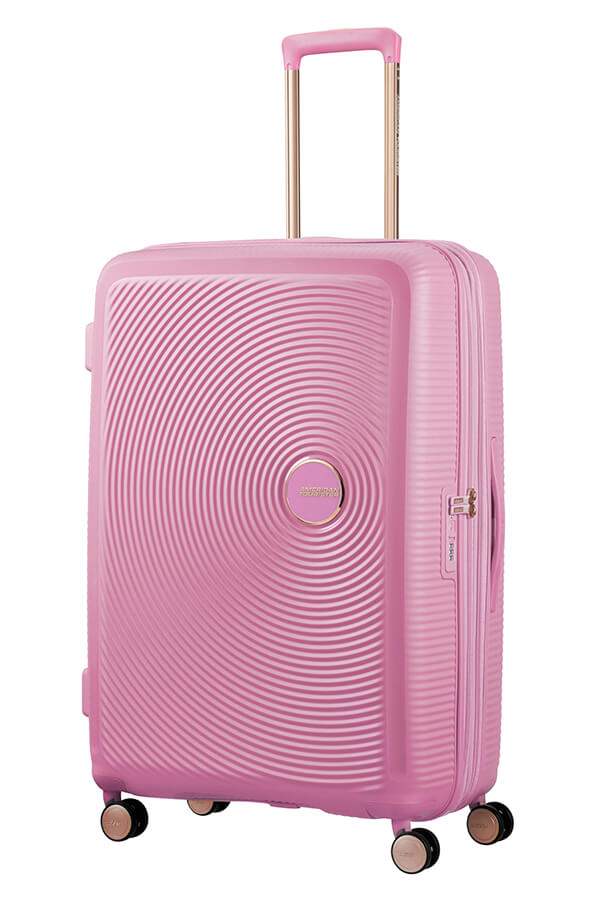 Ræv sikkerhed Det Soundbox Spinner TSA Expandable 77cm Pearl Pink/Gold | American Tourister  Austria