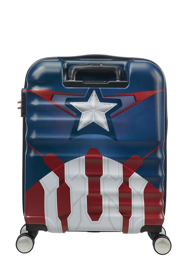 Captain America Close-Up Cuatro Ruedas Maleta 55cm-36L S Multicolor American Tourister Disney Wavebreaker Marvel 